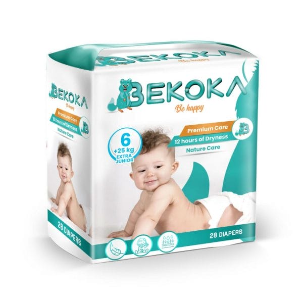 bekoka baby diapers size 6