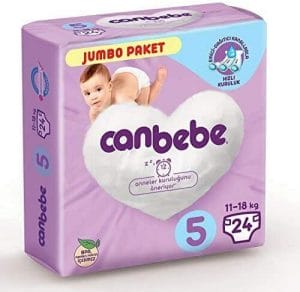 Canbebe diapers for babies size 4