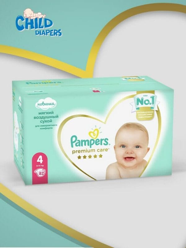 Pampers Diapers for Babies Size 4